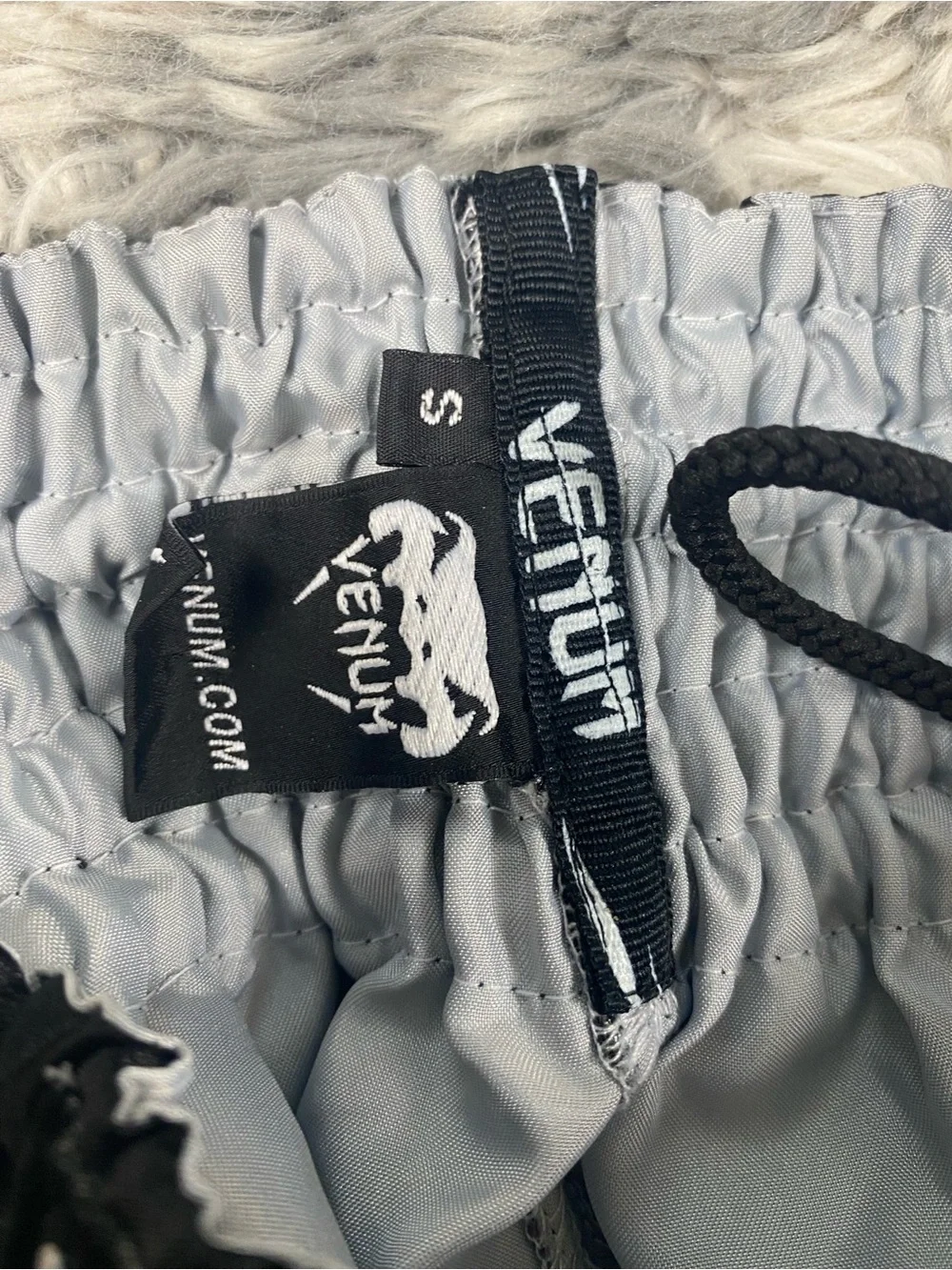 Venum Classic Muay Thai Shorts - Black/White Small Unisex Thailand